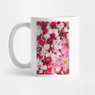 Pink White Red Flowers Mug